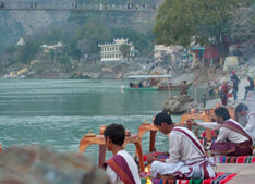 Ganga Ghat in Rishikesh